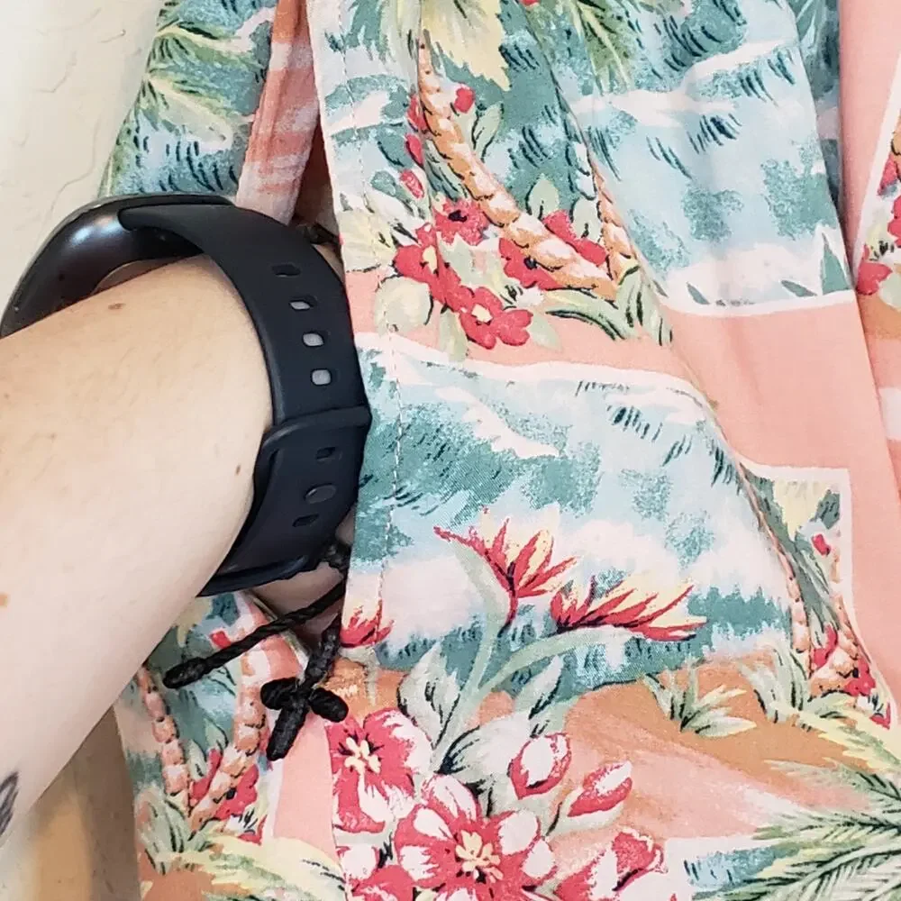 American Eagle Tropical Print Pull‎ On Shorts Women's Small Summer Vacation